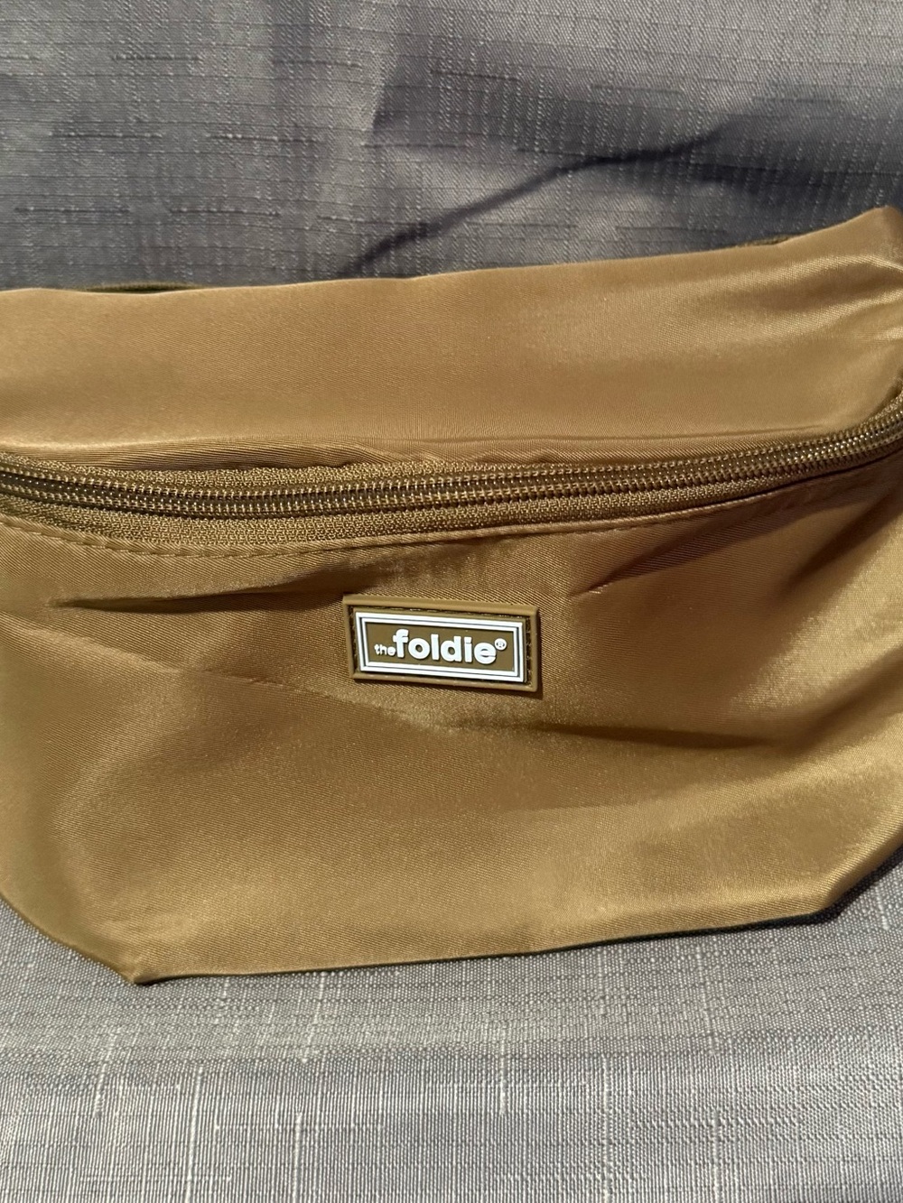 The Foldie Women's Tan Crossbody Bag - Sleek Everyday Carry